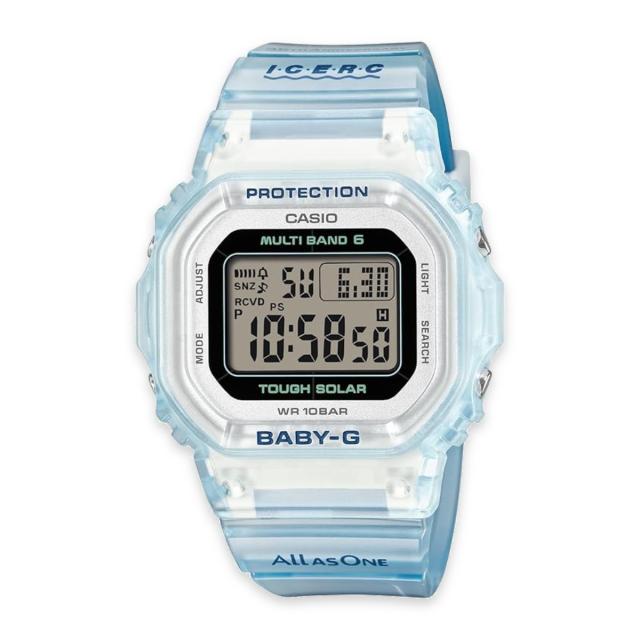 CASIO カシオ BABY-G「Love The Sea And The Earth」 ICERC Japanコラボレーションモデル BGD-5650K-2JR レディース スケルトンブルー