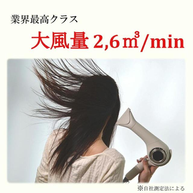 radiant ラディアント ドライヤー マイナスイオン 遠赤外線 5段階風量