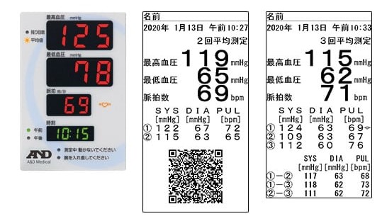 全自動血圧計 TM-2657WP-JC 診之助Slim プリンター付 エーアンドディ 本体のみ A&D