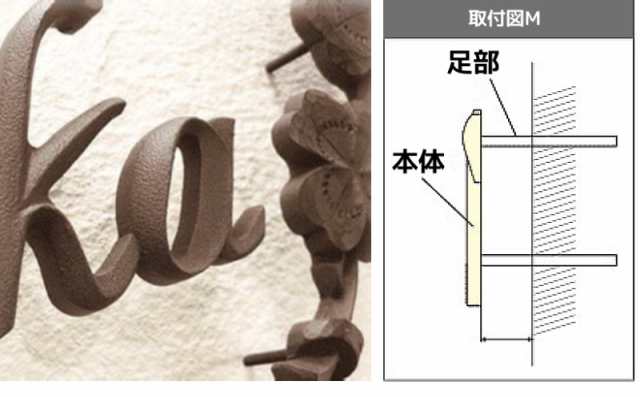 表札 おしゃれ 戸建て アイアン風 玄関 サビない アルミ鋳物 文字 サイン A-07S ディーズガーデンの通販はau PAY マーケット  プルーマガーデン au PAY マーケット－通販サイト