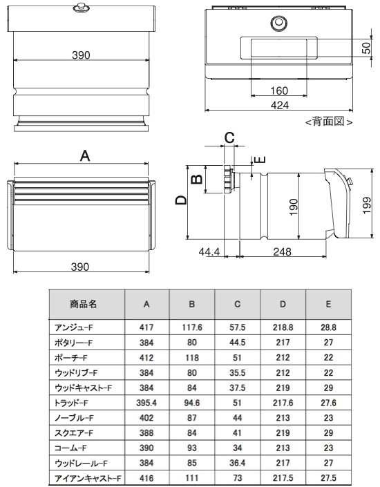 ポスト おしゃれ 郵便ポスト 郵便受け メールボックス ディーズ