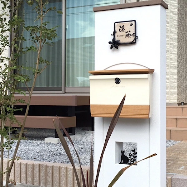 ポスト 郵便ポスト コレット おしゃれ ポスト ダイヤル 鍵付き 壁掛けポスト メールボックス ディーズガーデン_2