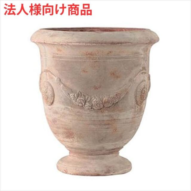 植木鉢 おしゃれ プランター テラコッタ製プランター アンドゥーズ アンティコ 52L 底穴あり 送料無料「法人様向け・個人購入不可」