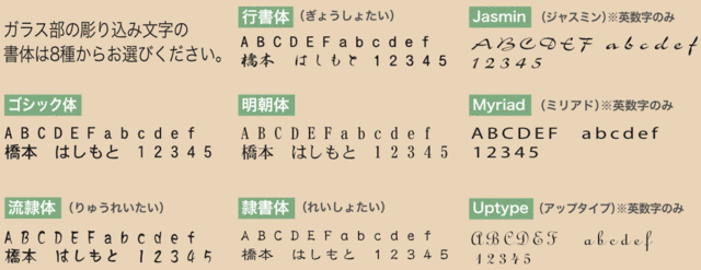 ディーズ ディーズサイン ガラスコレクション G-04 ガラス アルミ鋳物文字 彫り込み文字 レイアウトNo.19 文字色2色タイプ 文字色固定 送料無料 - 33