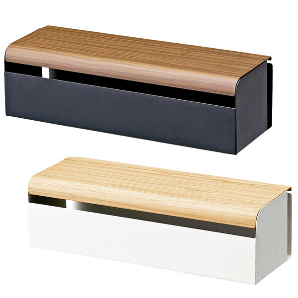 ケーブルボックス タップ 収納ボックス コードボツクス TEER(ティール) CB-700M フタ付き 収納 電源タップ 延長コード 配線収納 木目柄 タップボックス ふた付き 宮武製作所 【送料無料】の通販は