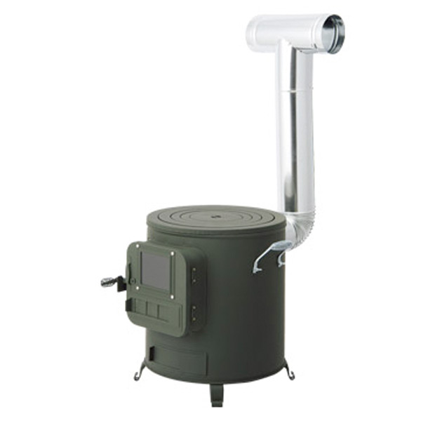 クッキングストーブ 薪ストーブ 煙突付き RS-41  カマド かまど 釜戸 調理 炊き出し 焚き火台 バーベキュー BBQ 薪暖炉  ホンマ製作所 HONMA   【送料無料】の通販は 12,373円