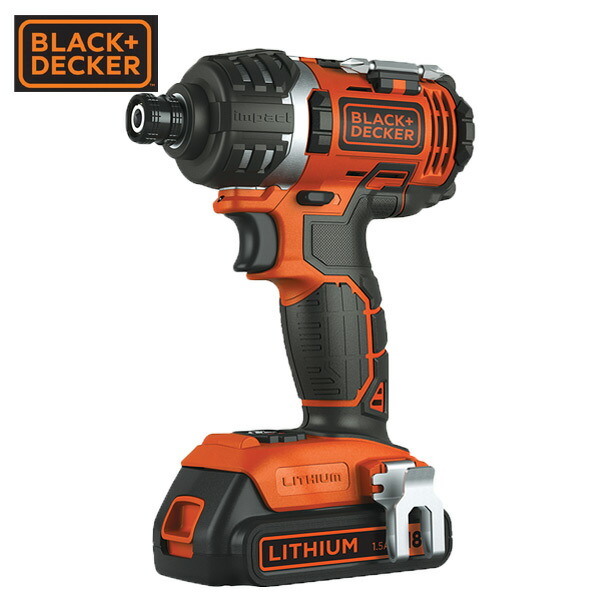 18V インパクトドライバー EXI18 電動インパクトドライバー 電動ドライバー 電動ドリル 充電式ドライバー 充電ドライバー ブラックアンドデッカー(BLACK＆DECKER) 【送料無料】
