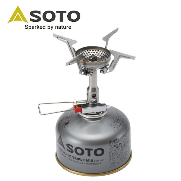 AMICUS(アミカス)  SOD-320  シングルバーナー ガスバーナー コンロ ストーブ キャンプ用品   新富士バーナー(SOTO)  【送料無料】の通販は