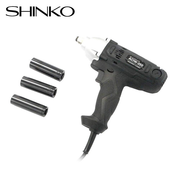 インパクトレンチ  ACIW-350 ブラック  電動インパクトレンチ 電気インパクトレンチ タイヤ交換 タイヤ脱着 メンテナンス   新興製作所  【送料無料】の通販は 9,499円