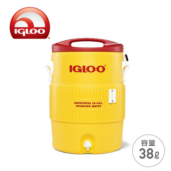 ウォータージャグ おしゃれ 大型 10ガロン(38L) #4101 アウトドア キャンプ バーベキュー 観戦 スポーツ 水 タンク キャンプ用品 部活 イグルー IGLOO 【送料無料】