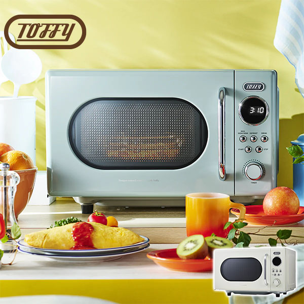 電子レンジ 16L フラットテーブル ヘルツフリー 単機能レンジ  K-DR3-PA/-AW  レンジ フラット庫内 全国対応 50Hz 60Hz 東日本 西日本 一人暮らし 新生活 あたため 解凍 おしゃれ かわいい   トフィー Toffy   【送料無料】