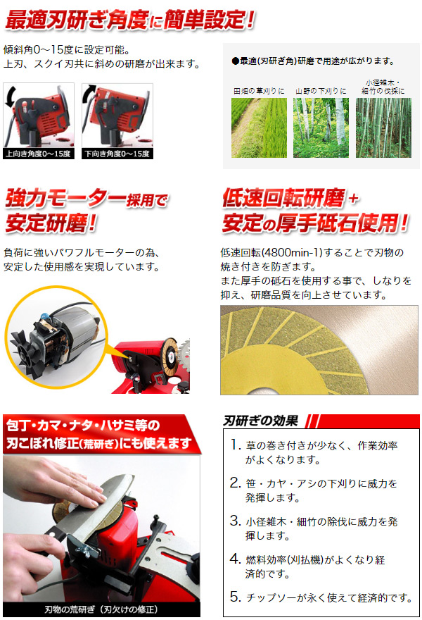 刃研ぎ名人チップソー N-822 研磨機 卓上研磨機 電動工具 作業用品 DIY ツール ニシガキ工業 【送料無料】_4