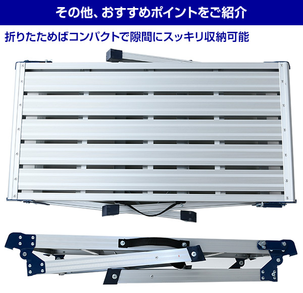 踏み台 脚立 洗車台 (高さ58.5cm/天板幅96cm×奥行47cm) KA-EW100 