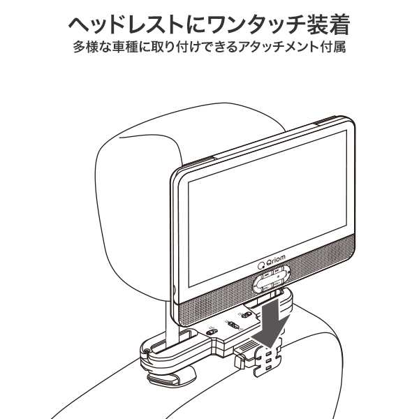 Qriom CPD-M114TM(B) BLACK - カーナビ