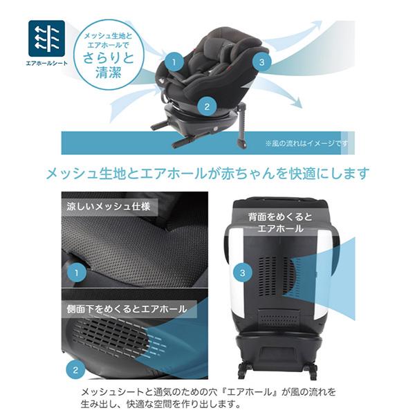 JOIE チャイルドシート アイ・アーク360 ISOFIX i-Size 日よけ 回転式