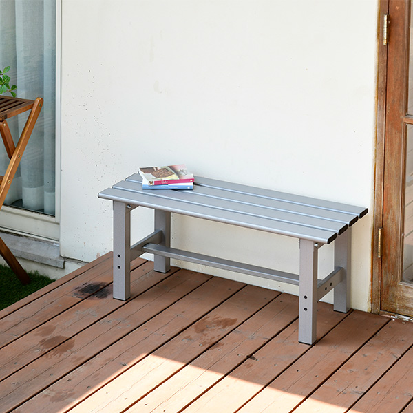 アルミ縁台(幅90)  ABT-90  えん台 ガーデンチェア ガーデンベンチ   山善 YAMAZEN ガーデンマスター 【送料無料】の通販は