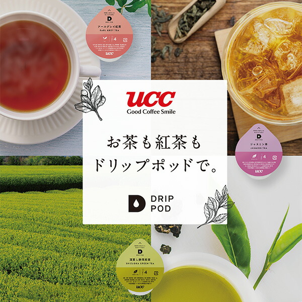 ユーシーシー UCC DRIPPOD ドリップポッド 静岡まろみ焙じ茶 12箱入