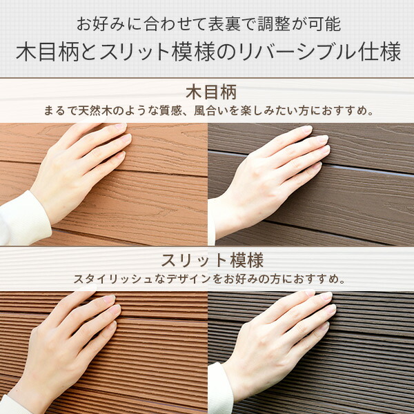 フェンス 目隠し 人工木 クローズ (幅120cm 高さ133cm) アルミ支柱 2本 KMFS-133+WPC1X4-11BR*14 ブラウン/ナチュラル ボーダーフェンス 目隠しフェンス 屋外 おしゃれ DIY 山善 YAMAZEN ガーデンマスター 【送料無料】_6
