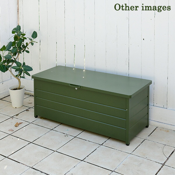 ベンチストッカー 屋外 収納 幅125cm 天板耐荷重100kg MS2-1200 マルチ