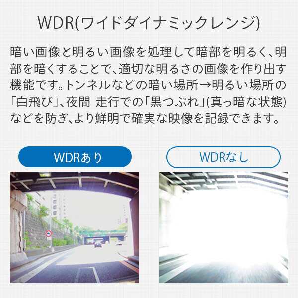 ドライブレコーダー ドラレコ NDR-RC185 ブラック 200万画素 常時録画 手動録画 駐車録画 12V/24V車対応 Gセンサー搭載  専用リアカメラの通販はau PAY マーケット - くらしのeショップ