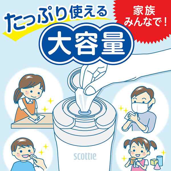 詰替用 つめかえ用 スコッティ ウェットティッシュ 70枚入り×24個 指定医薬部外品 消毒 77065 ウェットティシュー つめかえ用 詰替用  ｜au PAY マーケット