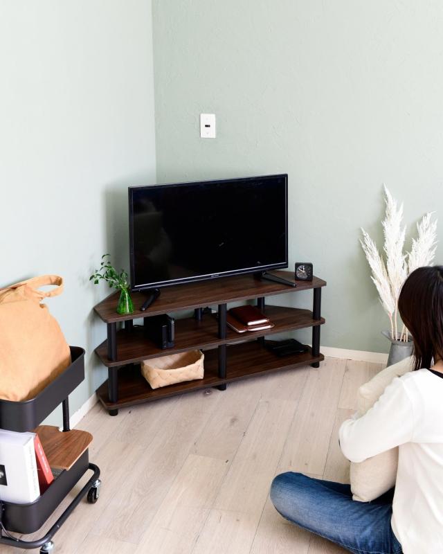 テレビ台 コーナー 幅100 奥行29.5 高さ41 cm 32型 32インチ