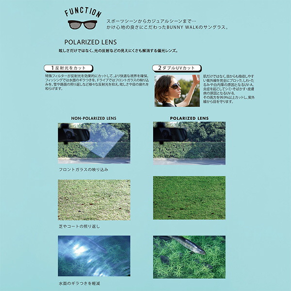 スポーツサングラス UVカット 耐衝撃 広い視界 一眼偏光サングラス  BW-0260F/0261F  スポーツ用サングラス 偏光 紫外線カット 自転車 ランニング ゴルフ 登山 テニス 野球 スキー メンズ おしゃれ   バニーウォーク BUNNY WALK   【送料無料】_3