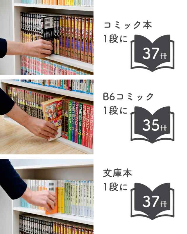 本棚 スリム 薄型 4段 幅59.5 奥行17 高さ89cm コミックラック 書棚