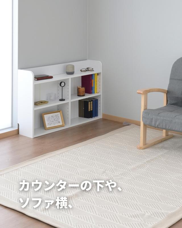 ベッド ヘッドボード 棚 スリム 幅90 奥行20 高さ60cm ベッドサイド