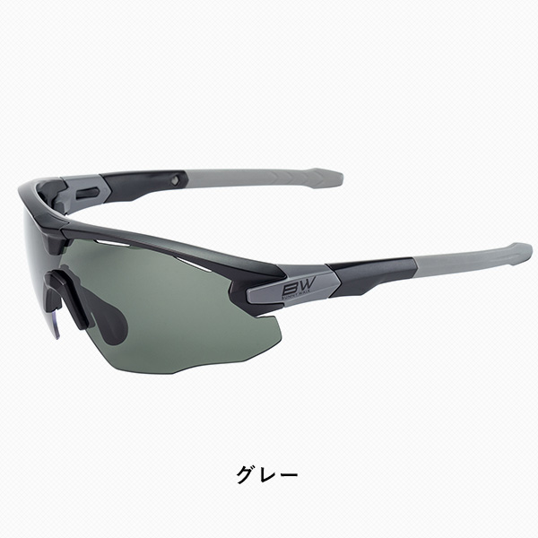 スポーツサングラス UVカット 耐衝撃 広い視界 一眼偏光サングラス  BW-0260F/0261F  スポーツ用サングラス 偏光 紫外線カット 自転車 ランニング ゴルフ 登山 テニス 野球 スキー メンズ おしゃれ   バニーウォーク BUNNY WALK   【送料無料】_5