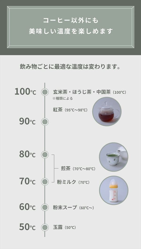 電気ケトル 温度調節 ケトル グースネック 0.8L 電気式バリスタポット 1200W 50-100度 保温 空焚き防止 YKR-SC1280(CBB) 温度調節電気ケトル 細口ノズル ドリップケトル タイマー機能 おしゃれ 山善 YAMAZEN 【送料無料】_15