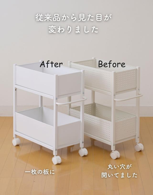 頑丈 収納ラック キャスター付き 奥行き76 高さ64.5 幅28cm 押入れ