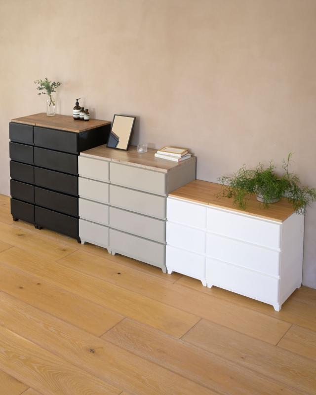 中が透けない 壁付き チェスト 専用 ズレない 天板 スリム用 耐荷重