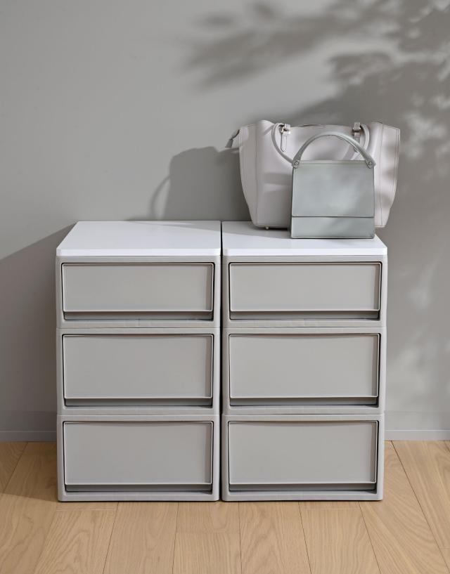 どこでも収納ボックス 3個セット YAMAZEN(山善) インナーボックス