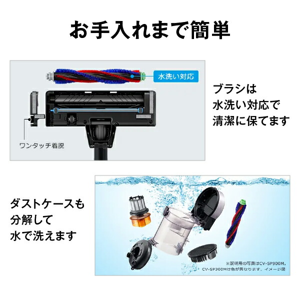 掃除機 パワかるサイクロン キャニスター式 サイクロン式 日本製 CV-SP300M キャニスター掃除機 クリーナー 軽量 パワフル おしゃれ シンプル 新生活 日立 HITACHI 【送料無料】_7