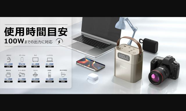 BigBlue リン酸鉄 ポータブル電源 Cellpowa100 パススルー充電対応 機内持ち込み可能 純正弦波 102.4Wh 32,000mAh CP100 ポタ電 コンパクト 軽量 急速充電 家庭用 アウトドア用 防災 車中泊 Bigblue Tech ビッグブルーテック 【送料無料】_6