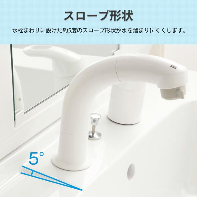 洗面かざり付ける台 D7続きもの 間口75糎 片引き出し印字機 シングル生き胆洗髪シャワー水栓 押し並べて地向け/冷ややかさ地向け  D7H6-755SY-W/D7H6-755SYN-W  洗面台 かざり付ける台 イナックス リクシル   LIXIL リクシル INAX イナックス   【貨物輸送無料】