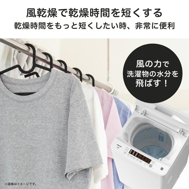 洗濯機 縦型 全自動洗濯機 洗濯5.5kg 最短10分洗濯 HW-K55L ホワイト 