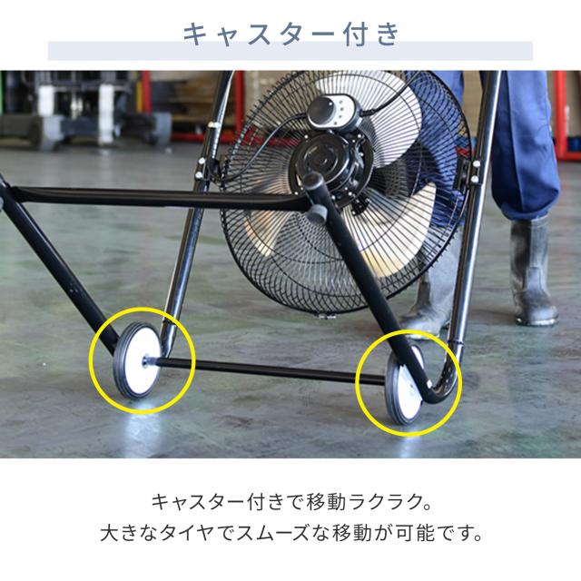 工場扇 工業扇風機 45cm羽根 ツインファン TF-45Q 開放式モーター 2台 
