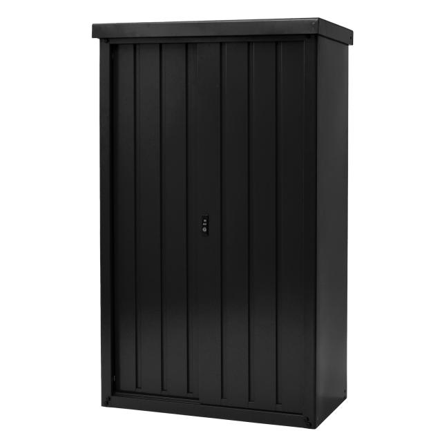 物置 屋外 おしゃれ 大型 (幅90奥行45高さ154) DSSB-0915 スチール収納