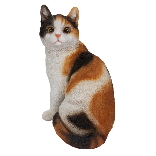 ウービア 振り返る三毛猫の置物 H23027 cost64112 8,914円