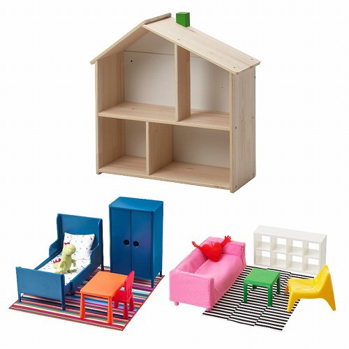 超特価激安ご専用IKEA ドールベッド ドールハウス 2点 知育玩具