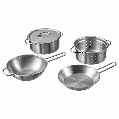 セット商品】IKEA イケア おままごとキッチン グレー スターター4点 