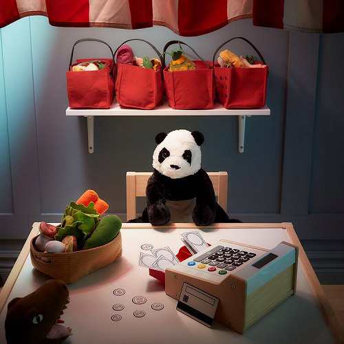セット商品】IKEA イケア ソフトトイ ぬいぐるみ パンダ 大小2点