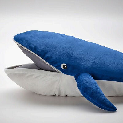IKEA イケア ソフトトイ クジラ 100cm m80522114 BLAVINGAD
