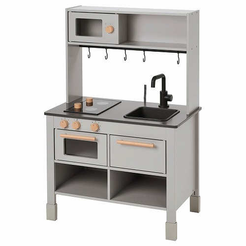 セット商品】IKEA イケア おままごとキッチン グレー スターター4点