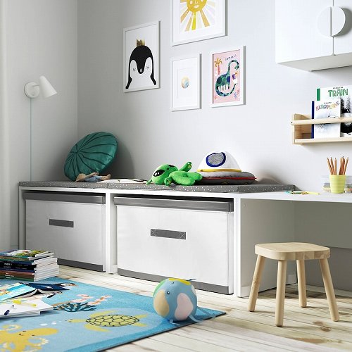 IKEA イケア ふた付きボックス 81x45x44cm m20573192 JATTEBJORN