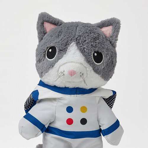 IKEA イケア ソフトトイ 宇宙服付き ネコ 28cm m40551537 AFTONSPARV 