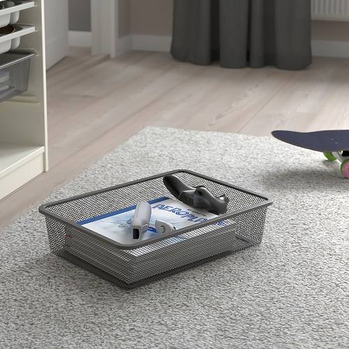 【セット商品】IKEA イケア 収納コンビネーション ボックス トレイ付 ホワイト ホワイト ダークグレー 34x44x56cm m69585363 TROFAST トロファスト_2