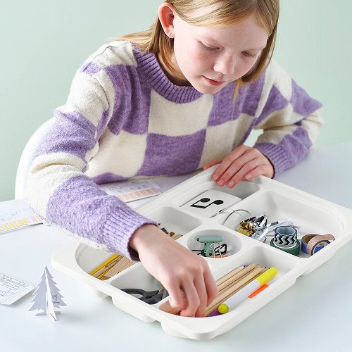 【セット商品】IKEA イケア 収納コンビネーション ボックス トレイ付 ホワイト ホワイト ダークグレー 34x44x56cm m69585363 TROFAST トロファスト_4